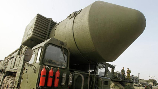 Tên lửa xuyên lục địa của Nga (Ảnh: Sputnik)