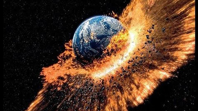 Mô phỏng cảnh Trái Đất bị hủy diệt nếu ngừng quay. Ảnh: Youtube