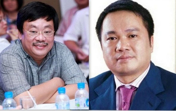 Ông Nguyễn Đăng Quang và ông Hồ Hùng Anh.