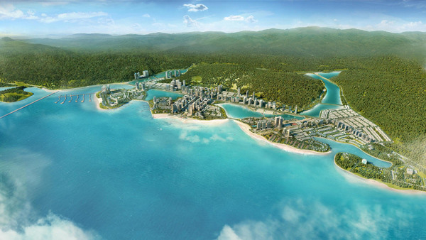 Tổng thể khu đô thị Halong Marina do BIM Group làm chủ đầu tư