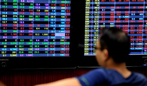 Một loạt cổ phiếu ngân hàng bị bán sàn trong phiên hôm nay (23/4). Ảnh minh họa