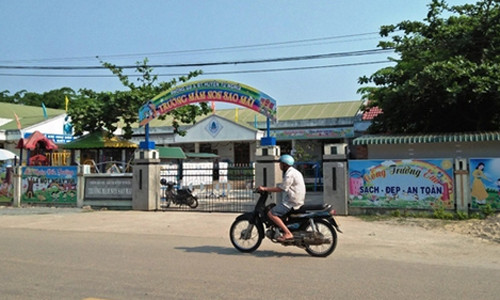 Trường Mầm non Sao Mai. Ảnh: Tử Trực
