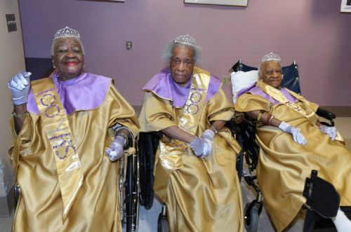 Từ trái sang: Lucille Watson, Carolyn Burton và Caroline Binns. Ảnh: NYP.