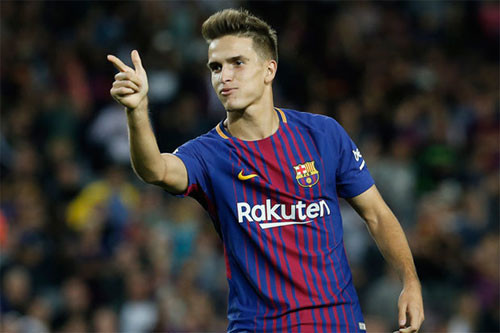 Denis Suarez hiện chưa thể chiếm vị trí đá chính từ bộ ba Iniesta, Rakitic, Busquets. Ảnh: Reuters