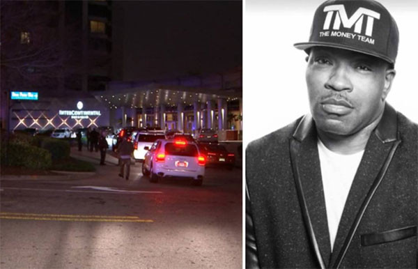 Hiện trường sau vụ nổ súng khiến Greg La Rosa bị thương. Ảnh: NS.