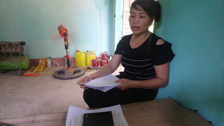 Bà Hà Thị Nga tường trình lại sự việc