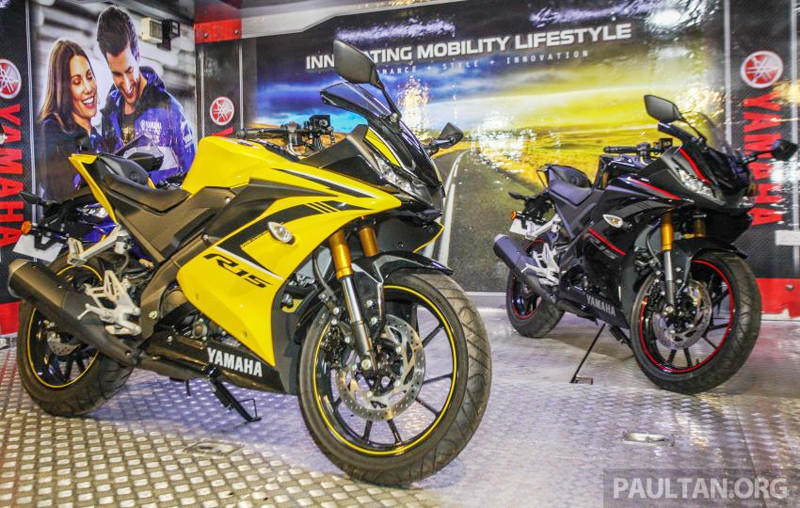 Yamaha YZF R15 2018 có giá bán gần 70 triệu đồng tại Malaysia