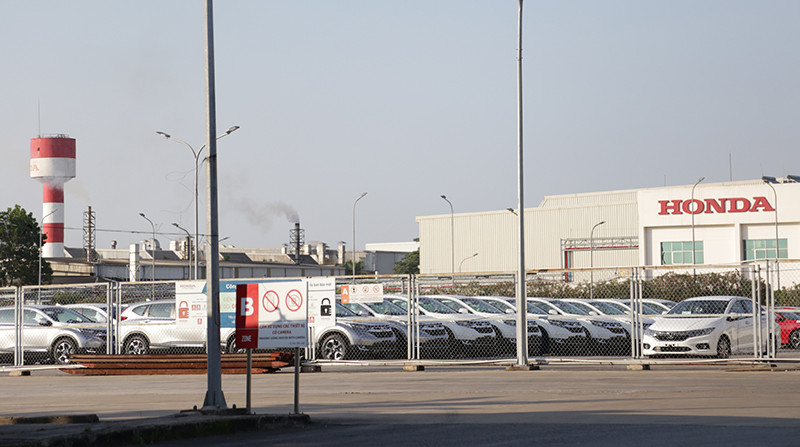 Dân cư quanh nhà máy Honda Việt Nam không ngừng kêu mùi khí thải