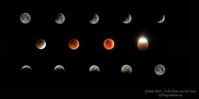 Mục kích nguyệt thực toàn phần dài nhất thế kỷ tại Việt Nam