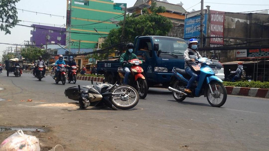 Hiện trường vụ việc.