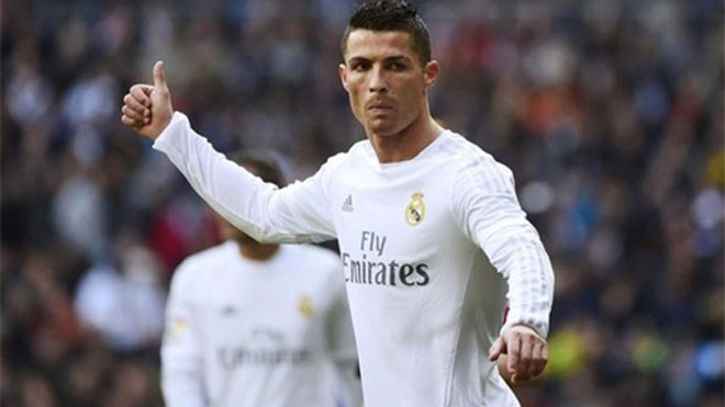 Ronaldio chỉ theo dõi bốn đồng đội tại Real. Ảnh: Reuters