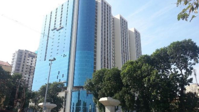 Chung cư Hồ Gươm Plaza bị khách tố chất lượng thấp. Ảnh: Internet 