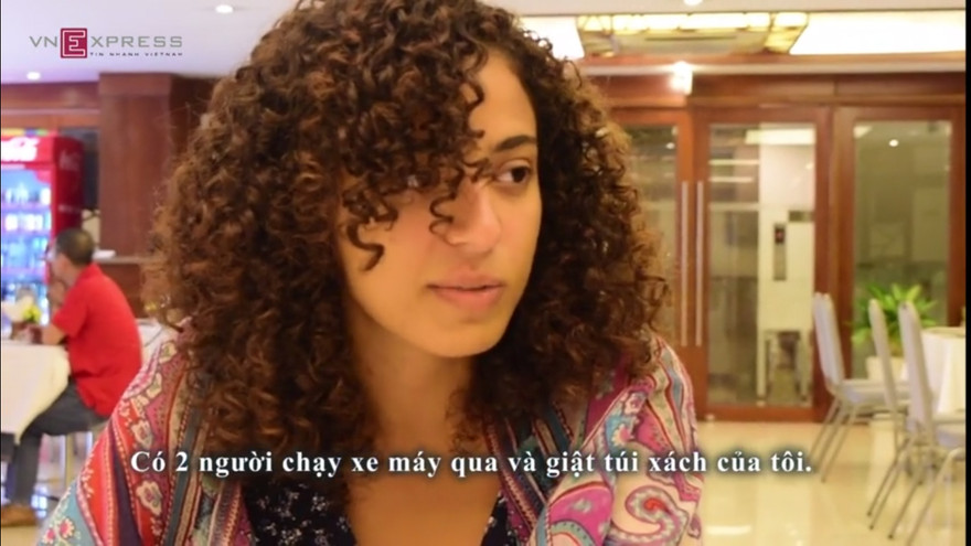 Nữ du khách Alaa Aldoh.