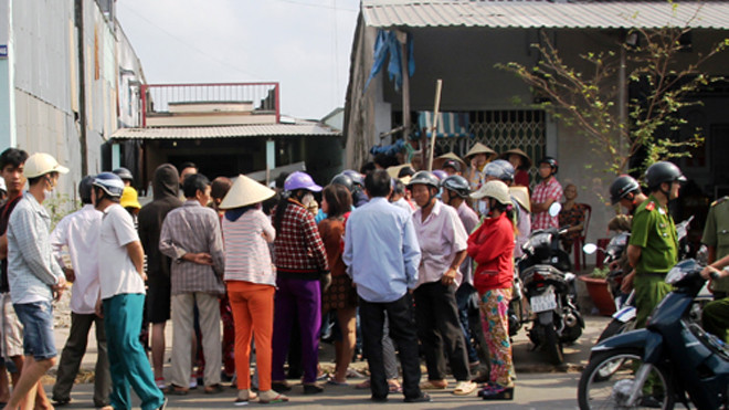 Căn phòng trọ phát hiện cô gái tử vong. Ảnh: Phúc Hưng