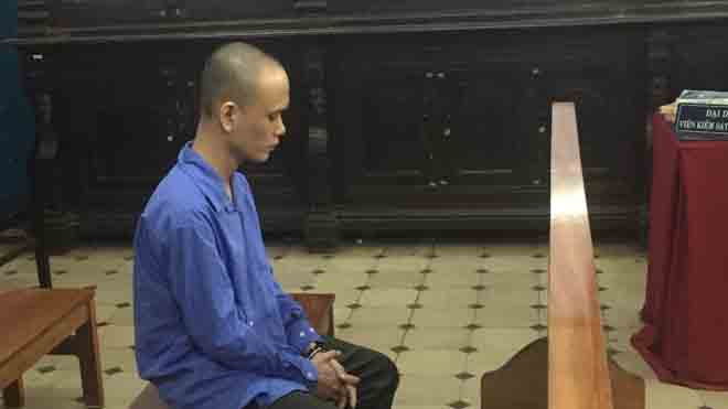 Hà Quốc Tài tại phiên tòa. Ảnh: Tân Châu