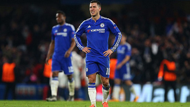 Eden Hazard thi đấu nhạt nhòa trước PSG