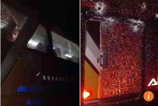 Một nhóm lạ mặt đã xả súng tấn công xe khách Trung Quốc tại miền bắc Lào hôm 23/3. (Ảnh: SCMP)