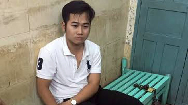 Đạt tại cơ quan điều tra, Ảnh: Q.T