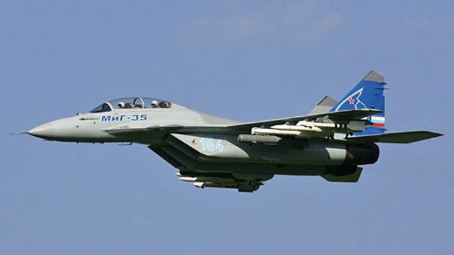 Phi cơ thế hệ 4++ MiG-35. Ảnh: Wikipedia.