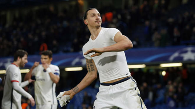 Ibrahimovic ghi bàn đều đặn ở tuổi 34. Ảnh: Reuters.