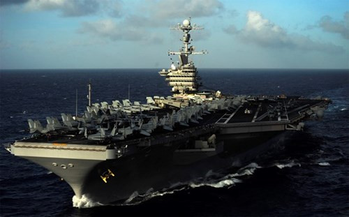 Tàu sân bay Mỹ John C. Stennis. Ảnh: US Navy