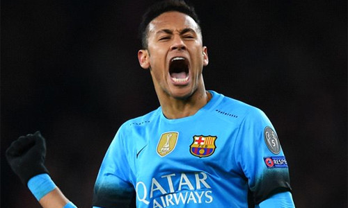 Neymar đang đi trên con đường trở thành cầu thủ hay nhất thế giới. Ảnh: Reuters