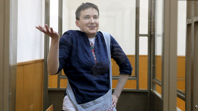 Nữ phi công Ukraine Nadiya Savchenko. (Ảnh: Unian)