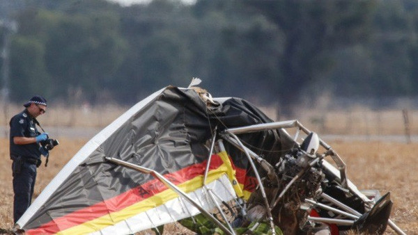 Hiện trường nơi chiếc máy tử nạn