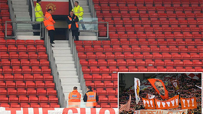 Sân Old Trafford không chắc có đông khán giả như Anfield khi Liverpool tiếp Man Utd ở lượt đi.