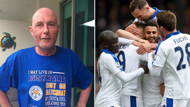 Ông Tony Skeffington đã vượt qua “lưỡi hái tử thần” nhờ Leicester City