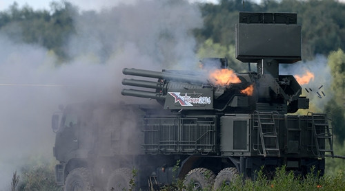 Tổ hợp tên lửa, pháo phòng không Pantsir-S1 của Nga. Ảnh: Sputnik