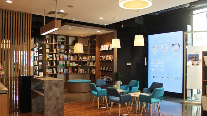 Một góc Trung tâm Thông tin TOTO. Ảnh: Quốc Minh 