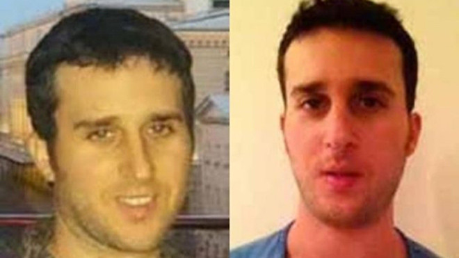 Hai bức ảnh chụp Joshua Samuel Aaron, người bị bắt hôm 14/12 tại sân bay JFK, Mỹ. Ảnh: Softpedia