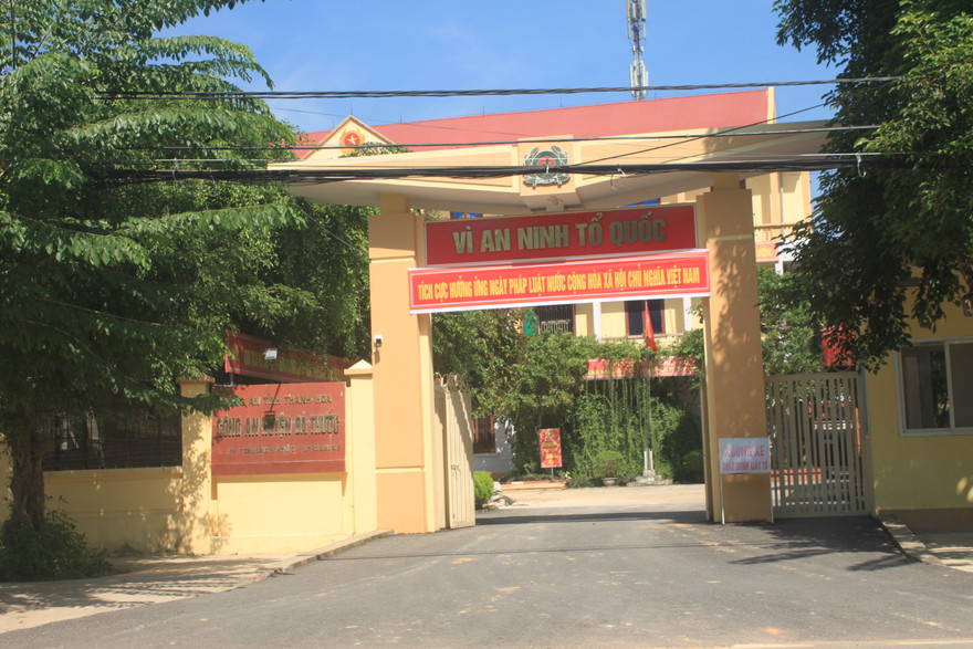 Trụ sở Công an huyện Bá Thước