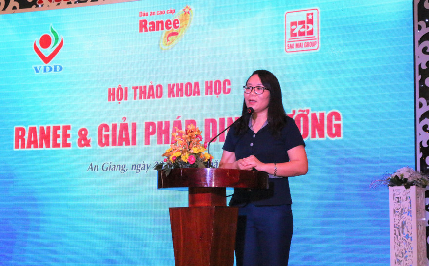 PGS-TS- Bs Trương Tuyết Mai - Phó Viện Trưởng Viện Dinh dưỡng Quốc gia cho biết dầu ăn 100% từ cá được xem là giải pháp dinh dưỡng hợp lý hỗ trợ điều trị bệnh ADHD 