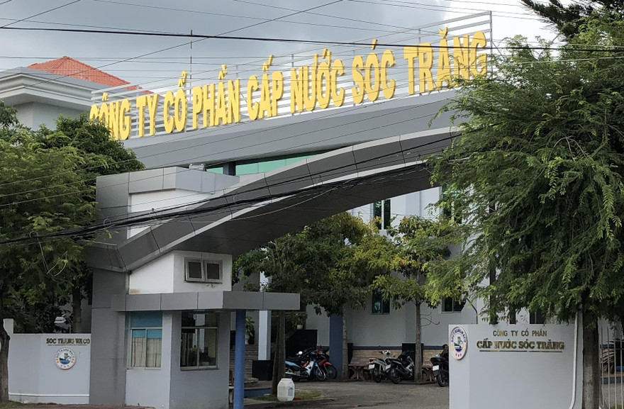 Trụ sở Công ty cổ phần cấp nước Sóc Trăng.