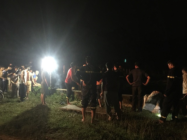 Hiện trường tìm kiếm thi thể