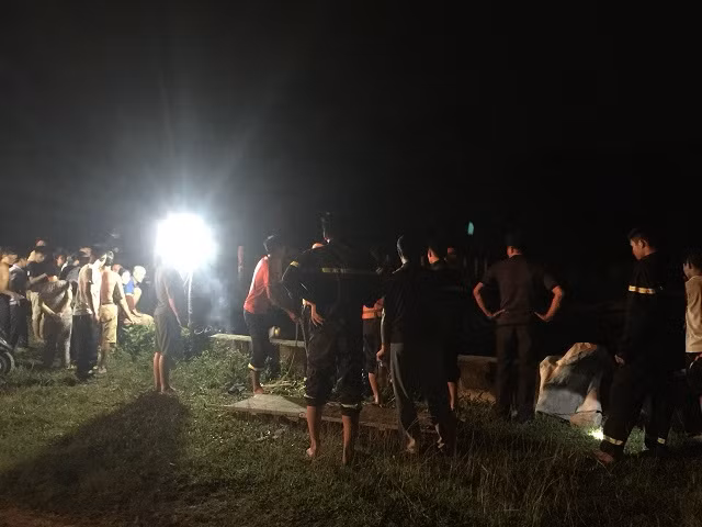 Hiện trường tìm kiếm thi thể