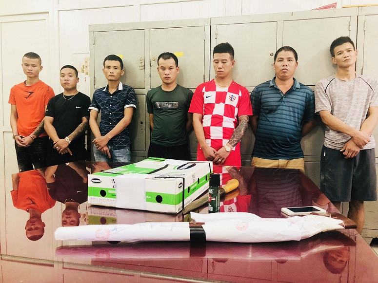 Các đối tượng bị bắt giữ