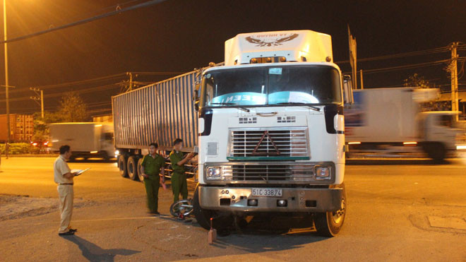 Hiện trường tai nạn.