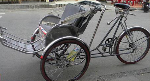 Chiếc xích lô bị trộm có giá khoảng 2.000 USD. Ảnh minh họa: CBS8