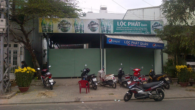 Quán nhậu nơi xảy ra vụ nổ bình gas