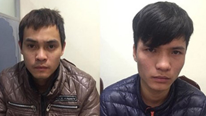 Hai trong số 4 bị can. Ảnh: An ninh thủ đô