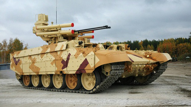 Một chiếc BMPT Terminator của Nga. Ảnh: Sputnik