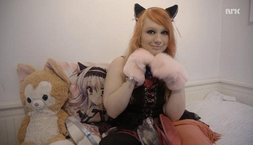 Nano trong bộ trang phục "mèo" của mình. Ảnh: Nydailynews