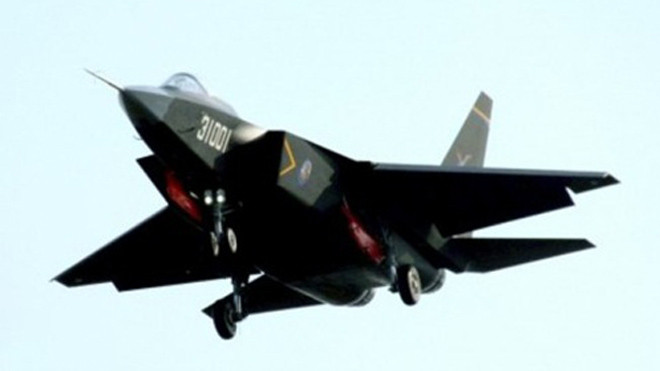 Bản mẫu chiến đấu cơ tàng hình J-31 của Trung Quốc. Ảnh: SCMP