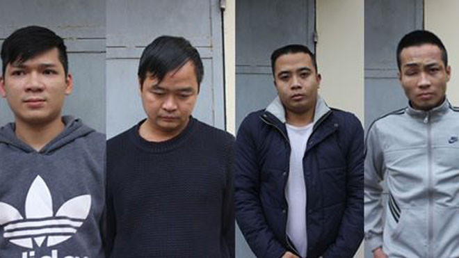 4 nghi can bị tạm giữ.