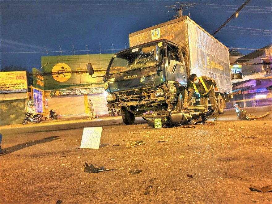 Hiện trường vụ tai nạn