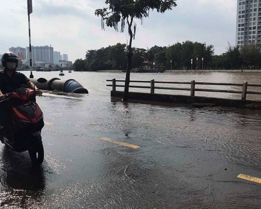 Triều cường giữa tháng 11 ở TPHCM có thể lập kỷ lục mới