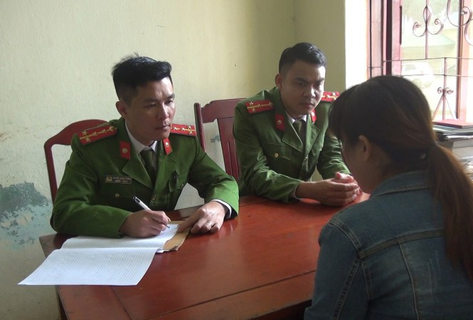 Cơ quan công an làm việc với người xuất cảnh lao động trái phép
